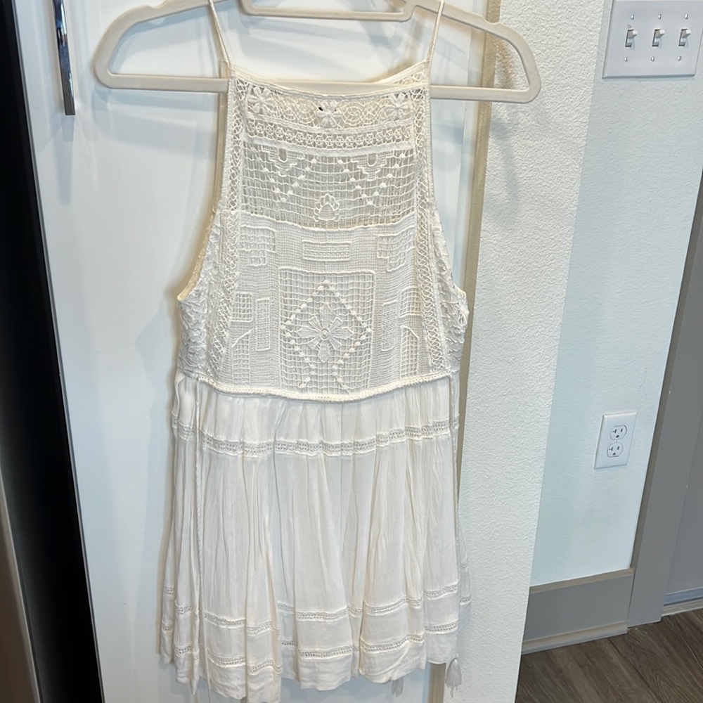White Free People Lace Dress